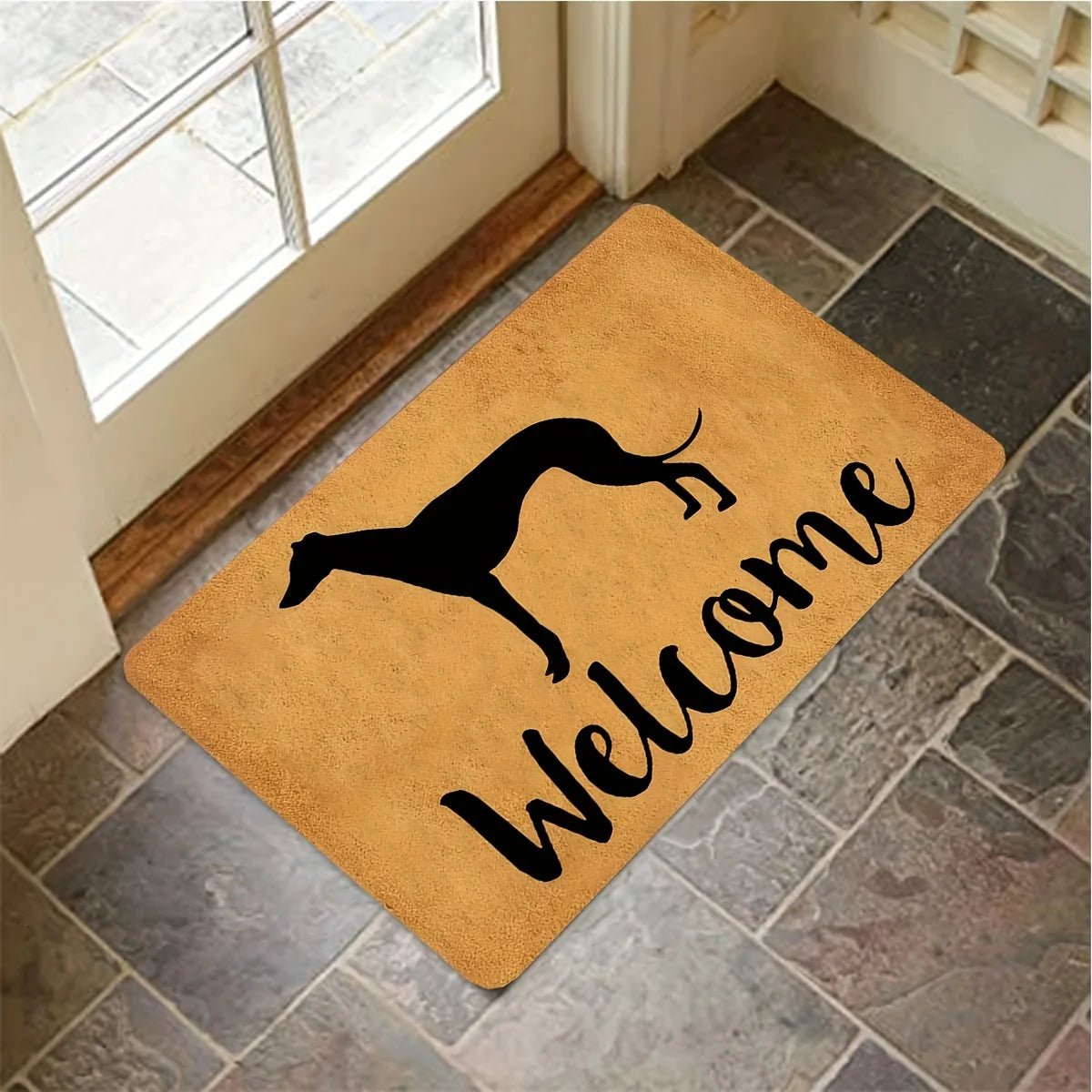 Whippet ovimatto - Tervetuloa - matto Sisä - ja Ulkokäyttöön - whippetboys