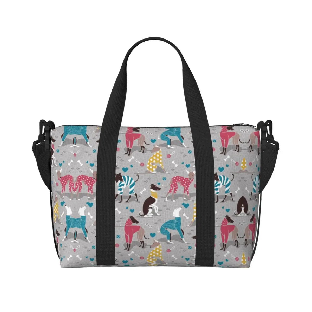 Whippet Kangaskassi - Tilava Tote Bag