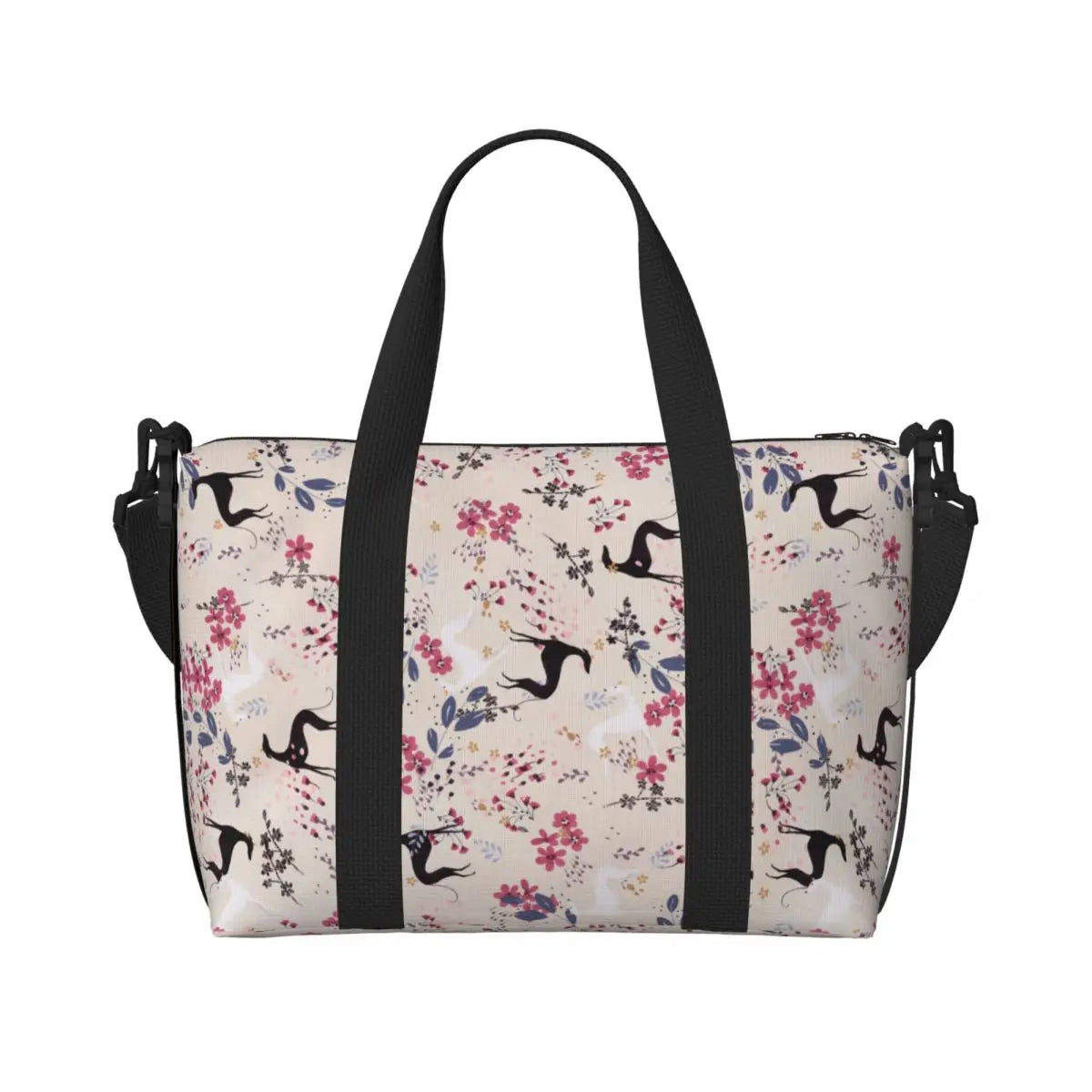 Whippet Kangaskassi - Tilava Tote Bag