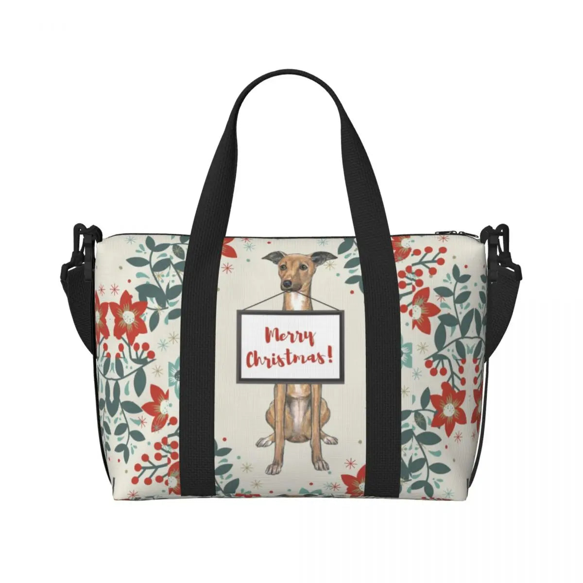 Whippet Kangaskassi - Tilava Tote Bag