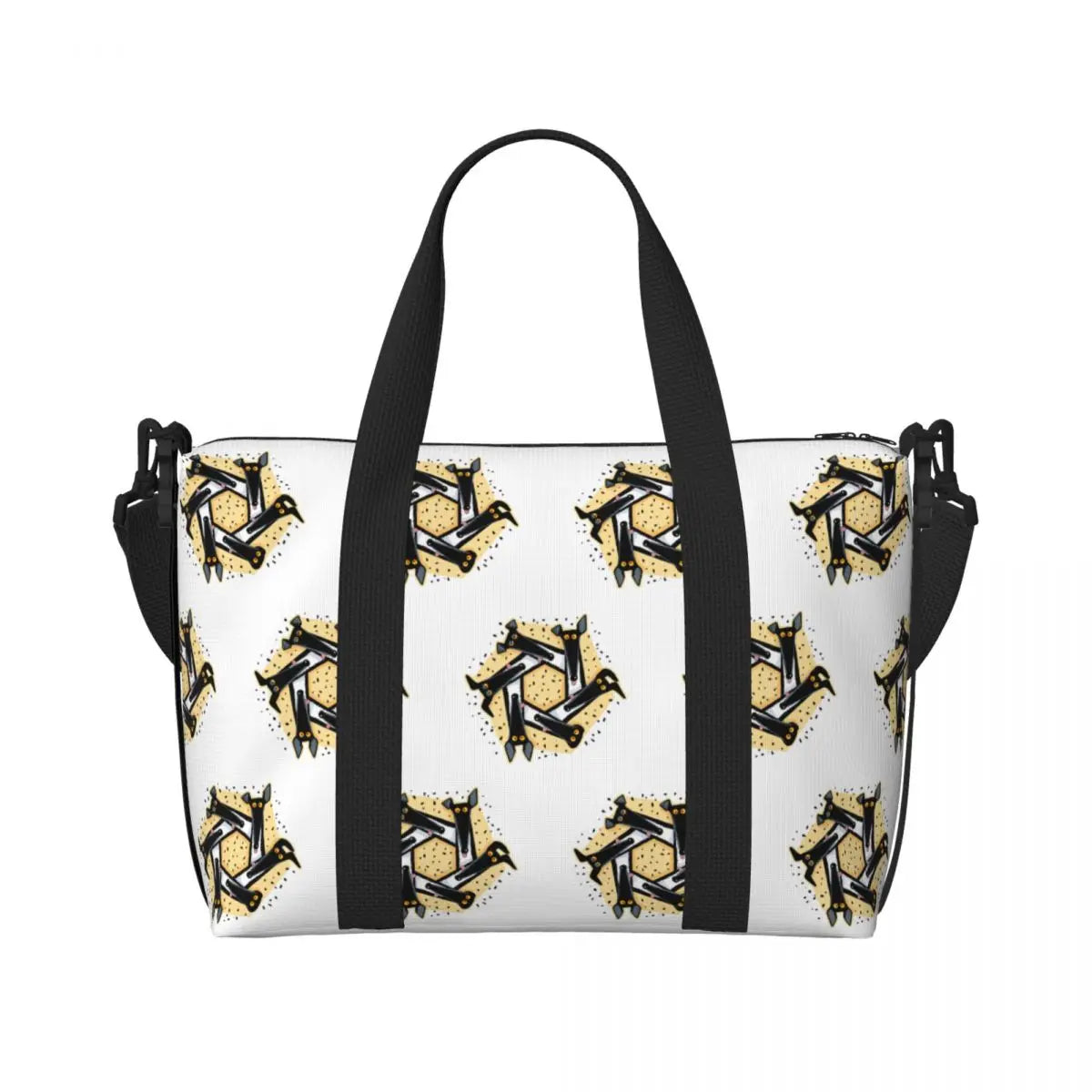 Whippet Kangaskassi - Tilava Tote Bag