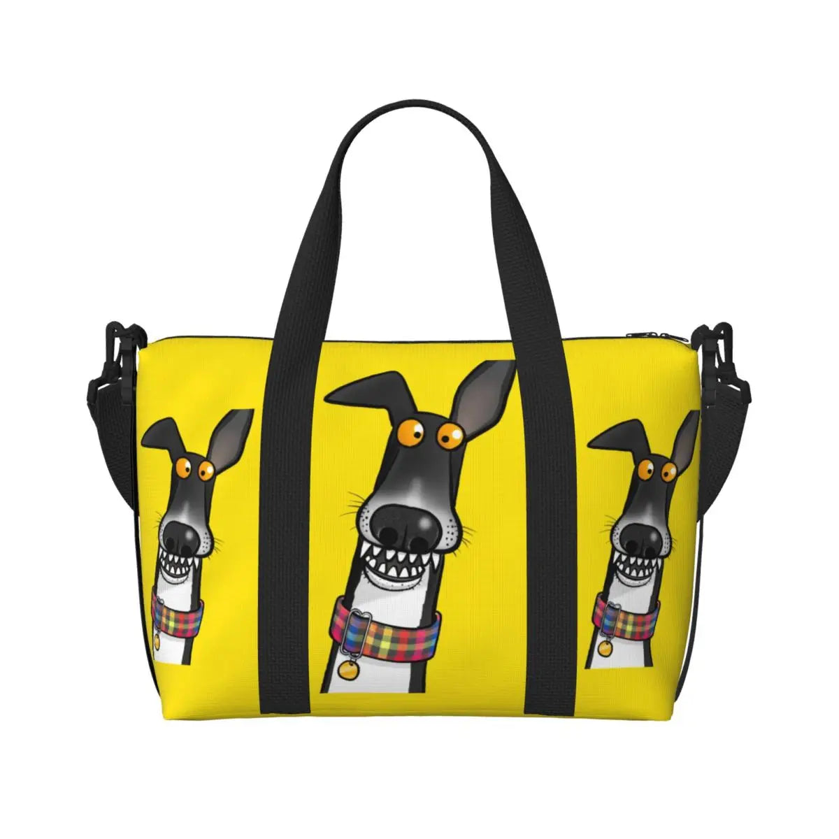 Whippet Kangaskassi - Tilava Tote Bag
