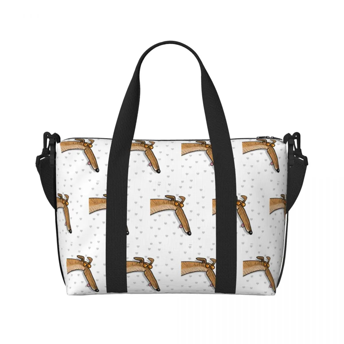 Whippet Kangaskassi - Tilava Tote Bag
