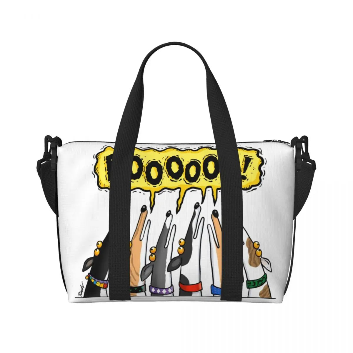 Whippet Kangaskassi - Tilava Tote Bag