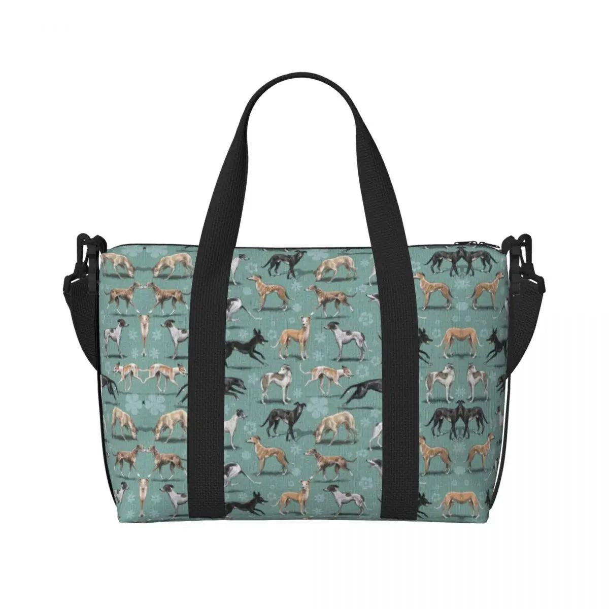 Whippet Kangaskassi - Tilava Tote Bag